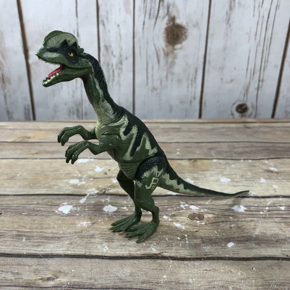 Vintage Jurassic Park Dilophosaurus Spitter JP02 & Velociraptor Strike JP03 Lot - Picture 7 of 11